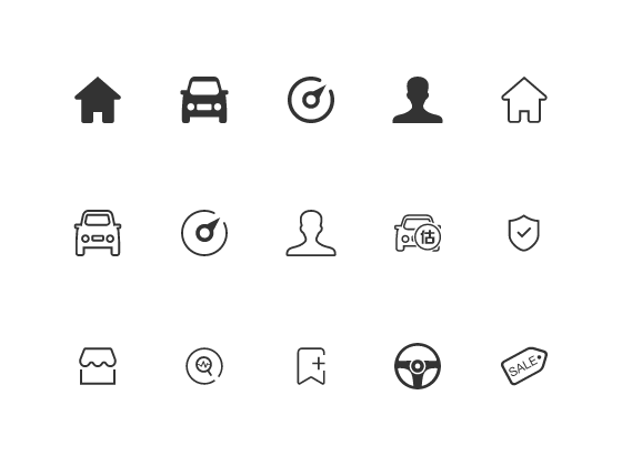 73個車貓APP ICON圖标