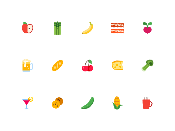 61個food ICON圖标