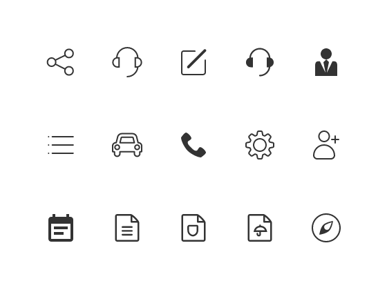 37個保險app ICON圖标