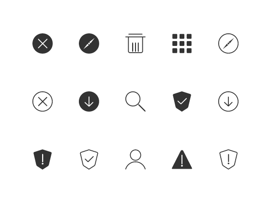 50個MCUI品牌ICON圖标