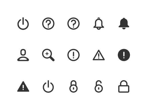 58個實用性開(kāi)發(fā)ICON圖标