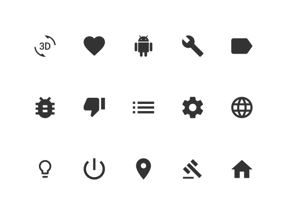 54個material_design ICON圖标
